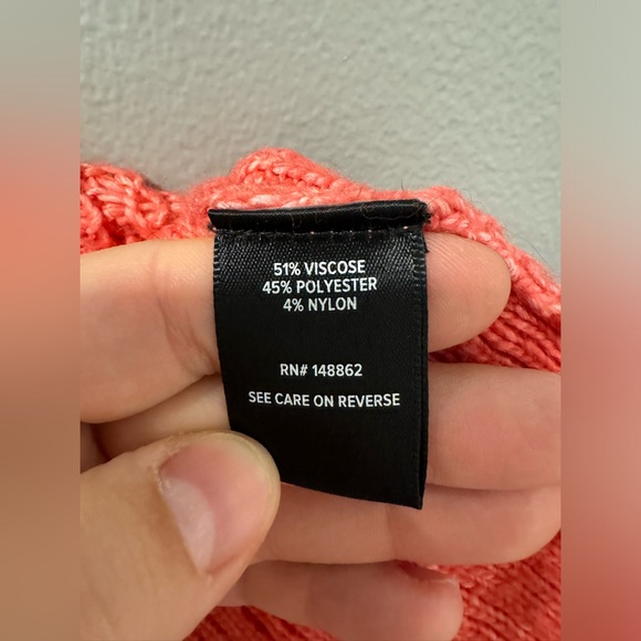 Torrid Waffle Cardigan Sweater in Pink Size Large - Picture 8 of 9